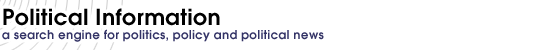 Political Information -- a search engine for politics, policy and political news
